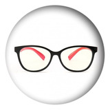 Oculos Infantil Anti Raio Preto Vermelho