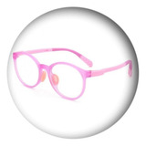 Óculos Infantil Rosa Pink Anti Luz