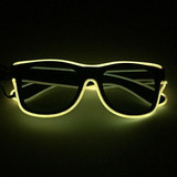Óculos Led Neon - Lente Escura - Rave Balada Festa Casamento