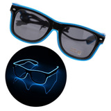 Óculos Led Neon Lente Escura Rave