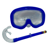 Óculos Mergulho Snorkel Infantil Juvenil Silicone
