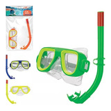 Óculos Mergulho Snorkel Infantil Silicone Natação