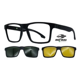 Oculos Mormaii Swap Ng Preto Fosco 2 Clipons G15 E Noturno