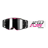 Óculos Motocross Asw A3 Triple Rosa
