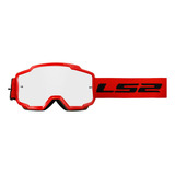 Óculos Motocross Cross Ls2 Vermelho Charger