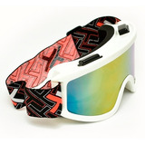 Oculos Motocross Mattos Branco Lente Espelhada