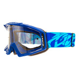 Óculos Motocross Trilha Enduro Unissex Blast Protork Cor Da Armação Azul Tamanho Unico