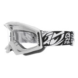Óculos Motocross Trilha Enduro Unissex Blast Protork Cor Da Armação Branco Tamanho Único