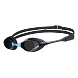 Óculos Natação Arena Cobra Swipe Preto E Azul Cor Preto-azul