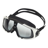 Óculos Natação Hammerhead Extreme Triathlon Máscara Cor Preto/prata (lente Fumê)