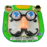 Óculos Olhos Nariz Bigode Engraçado Carnaval Fantasia Festa