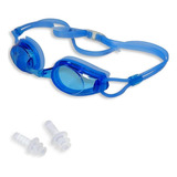 Oculos Para Natação Azul Marlin Pro