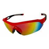 Óculos Proteção Ciclismo Mtb Speed Vermelho Antiembaçante