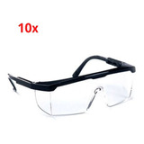 Óculos Proteção Segurança Rj Incolor Kit