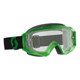 Óculos Scott Hustle X Mx Verde Lente Transparente