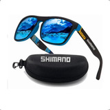 Óculos Shimano Sol Pesca Bike Viagem Preto Polarizado Uv