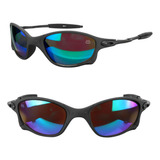 Oculos Sol Proteção Uv Metal Lupa Mandrake + Case Conforto 