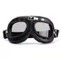 Óculos Capacete Aberto Retrô Vintage Antigo Harley Aviador Cor Da Armação Preto Cor Da Lente Fumê Claro Tamanho 20 X 9 Cm