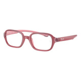 Óculos De Grau Ray-ban Junior Rb 9074v 3877 41 - Rosa Brilho