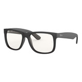 Óculos De Grau Ray Ban Justin Rb4165 622/5x-55