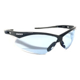 Óculos De Proteção Nemesis Preto - Lentes Azul - Design Uv