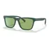 Óculos De Sol - Polo - Ph4167 5421/2 56 Cor Preto Armação Verde Fosco Haste Verde Fosco Lente Verde Desenho Retangular
