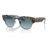 Óculos De Sol - Ray-ban - Mega Clubmaster - Rb0316s 13163m Cor Da Armação Havana Cor Da Haste Havana Cor Da Lente Azul Desenho Quadrado