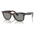 Óculos De Sol - Ray-ban - Wayfarer - Rb2140 1382r5 50 Armação Havana Haste Havana Lente Cinza Desenho Quadrado