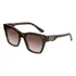 Óculos De Sol Dolce & Gabbana Dg4384 502/13 53 Cor Preto Cor Da Armação Marrom Cor Da Haste Marrom Cor Da Lente Preto Desenho Quadrado
