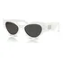 Óculos De Sol Dolce & Gabbana Dna Branco Dg4480 331287-53 Lente Cinza