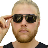 Óculos De Sol Escuro Masculino Demolidor Polarizado Viale 
