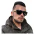 Óculos De Sol Masculino Polarizado Maya Glasses Madeira Bambu Classic Preto Case