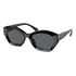 Óculos De Sol Michael Kors Sol Bel Air M, Cor Preta Com Moldura Injetada Padrão - Mk2209