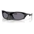 Óculos De Sol Oakley Plantaris Matte Black Lentes Grey Oo9437-0163