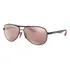 Óculos De Sol Polarizados Ray-ban Carbon Fibre Scuderia Ferrari Collection Tamanho Standard Armação Matte Black Y Lente Silver