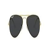 óculos De Sol Ray-ban Rb3025 Classic Aviator, Legend Gold/polarized Black, 58 Mm