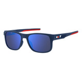 Óculos De Sol Tommy Hilfiger Th1913/s Fll-55 Cor Azul Cor Da Armação Azul Cor Da Haste Azul Cor Da Lente Azul