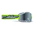 Óculos Fmf Powerbomb Rocket Silver Lime Espelhado Lj