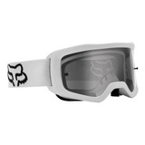 Óculos Fox Main Stray Branco Lente Transparente Mx Cross