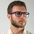 Óculos Lente Transparente Masculino Sem Grau Retro Geek Nerd