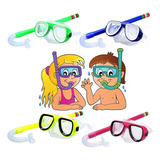 Oculos Mergulho Snorkel Infantil