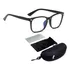 Óculos Proteção Contra Luz Azul - Blue Ray Blocker Incolor Cor Preto - Incolor Cor Da Armação Preta
