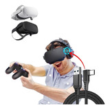 Óculus Quest Cabo Link Compatível 1 E 2 Vr 5 Metros