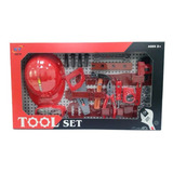 Oficina Criativa Kit Ferramenta C/ Capacete Acessórios Br796
