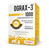 Ograx-3 1000 Ômega 3 Para Cachorro