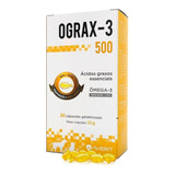 Ograx-3 500mg Avert C/ 30 Cápsulas Omega-3 Suplemento
