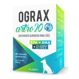 Ograx Artro Suplemento P/cães 30 Cáp. Epa+dha+colágeno Avert