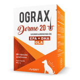 Ograx Derme 20 Com 30 Cápsulas Suplemento Cães Avert