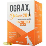 Ograx Derme 20 Suplemento Cães E Gatos Avert Com 30 Cápsulas