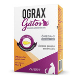 Ograx Gatos Com 30 Capsulas Ômega 3 Ácidos Graxos Essenciais